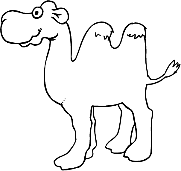 Camel Coloring Pages - Coloringpages1001.com