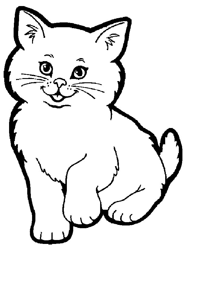 Cat Coloring Pages Coloringpages1001