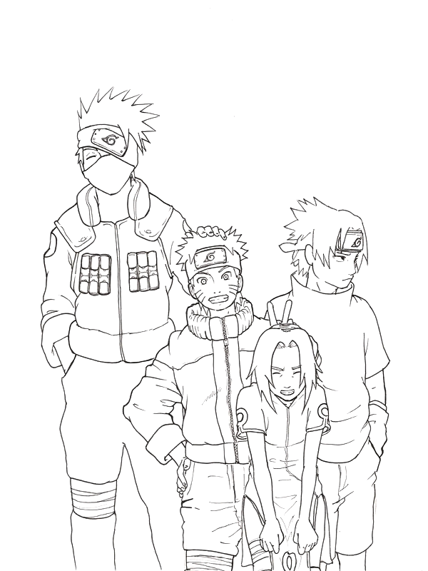 Naruto Coloring Pages Coloringpages1001com