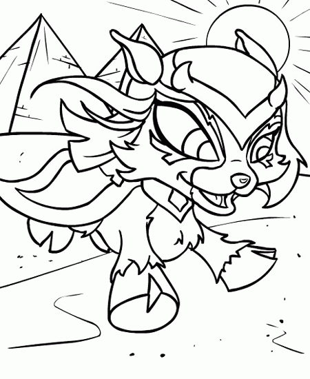 Neopets Coloring Pages - Coloringpages1001.com