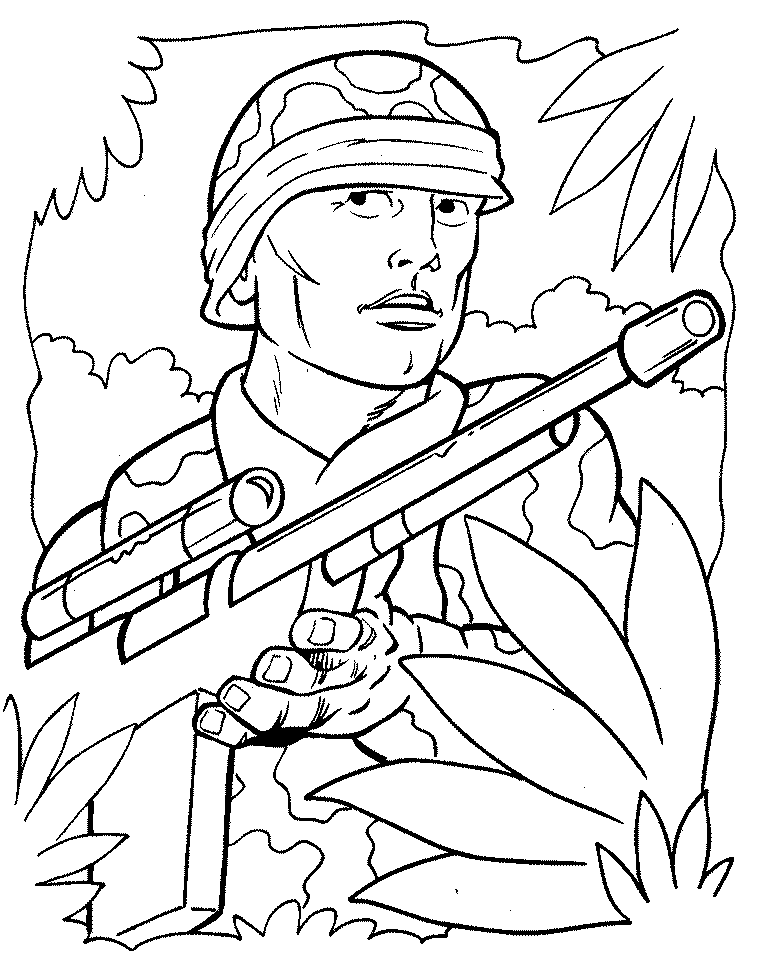 Army Coloring Pages - Coloringpages1001.com