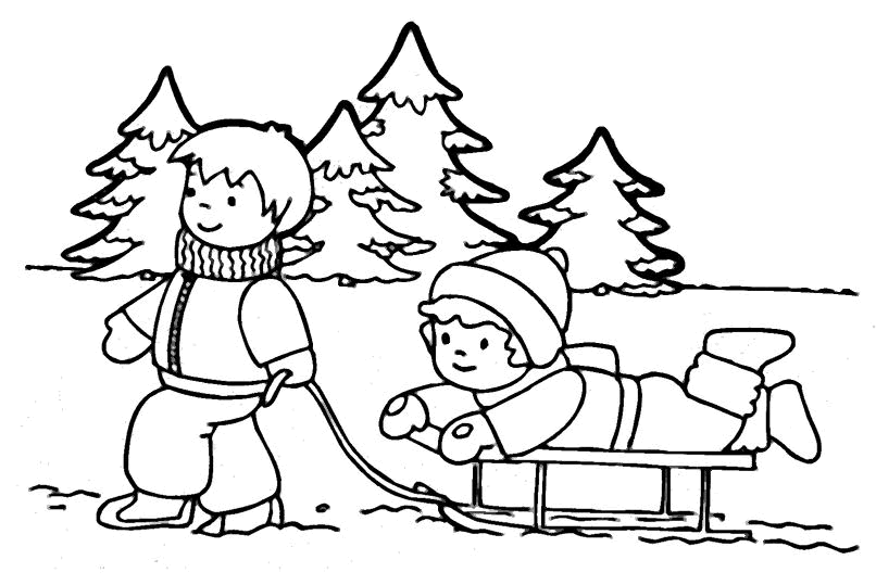Winter Holiday Coloring 8
