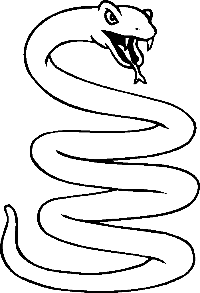 Snakes Coloring Pages - Coloringpages1001.com