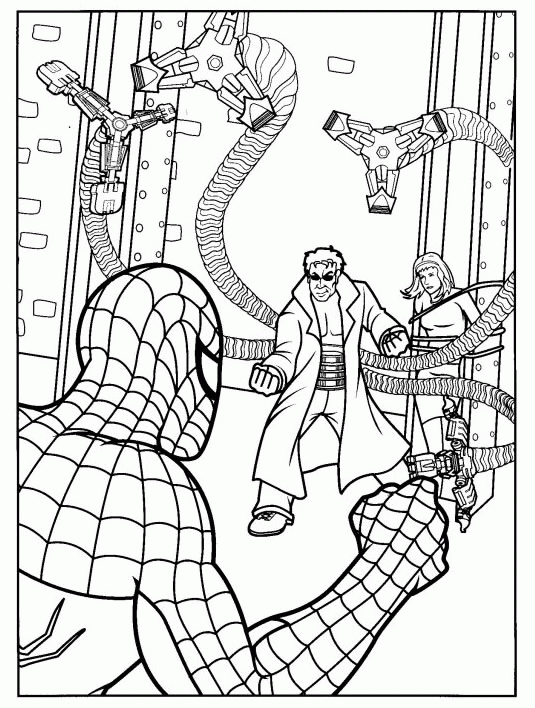 Spiderman Coloring Pages - Coloringpages1001.com